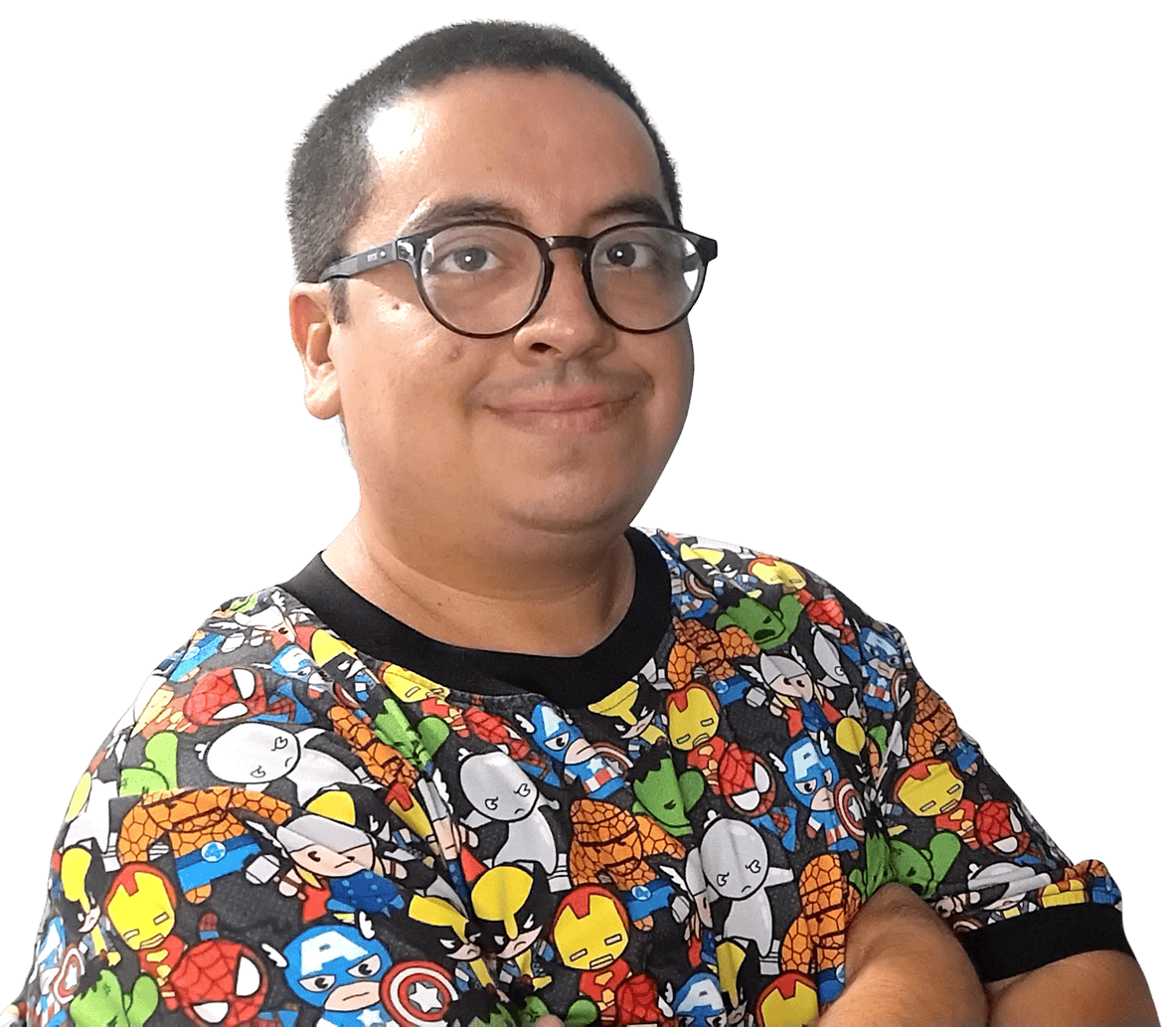 El profesor Andrés, fundador de PequeCoders